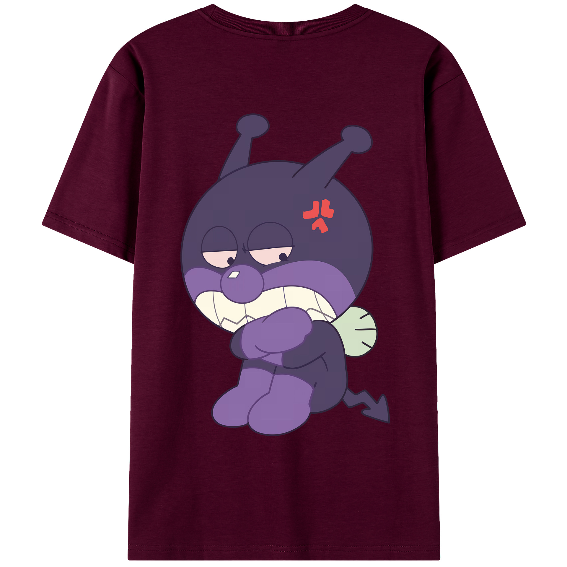 （画像用） アンパンマン Anpanman レディース半袖Tシャツ(バックプリント)
